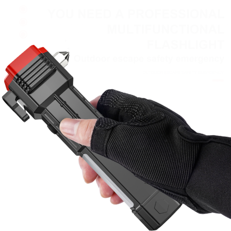 Lanterna Tática Falcon 4 em 1 Multifuncional - Ultra Potência