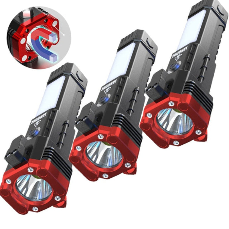 Lanterna Tática Falcon 4 em 1 Multifuncional - Ultra Potência