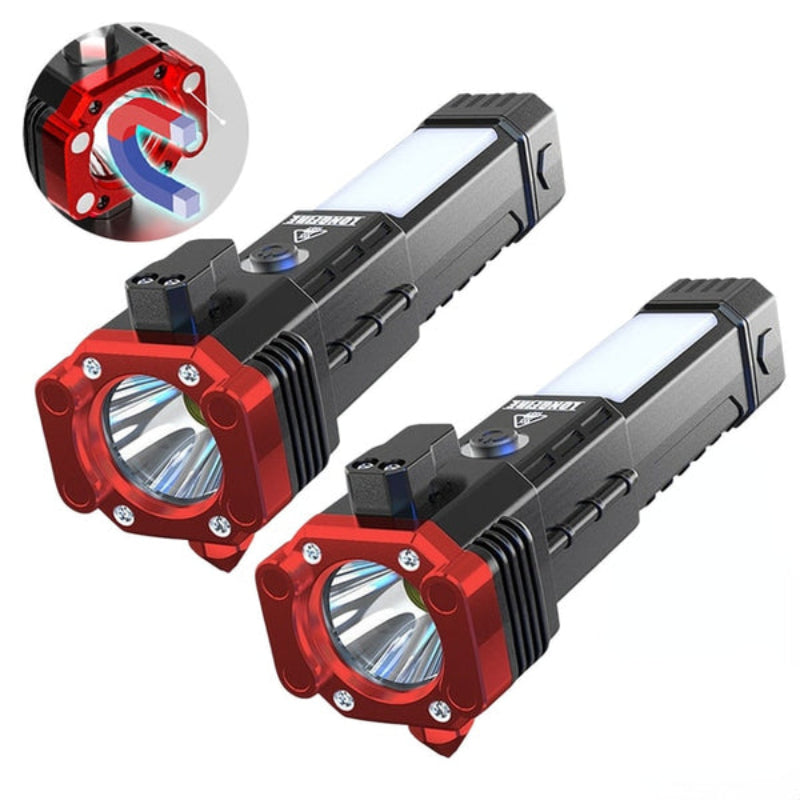 Lanterna Tática Falcon 4 em 1 Multifuncional - Ultra Potência